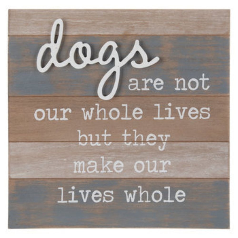 EUC - Dog Wood Wall Decor